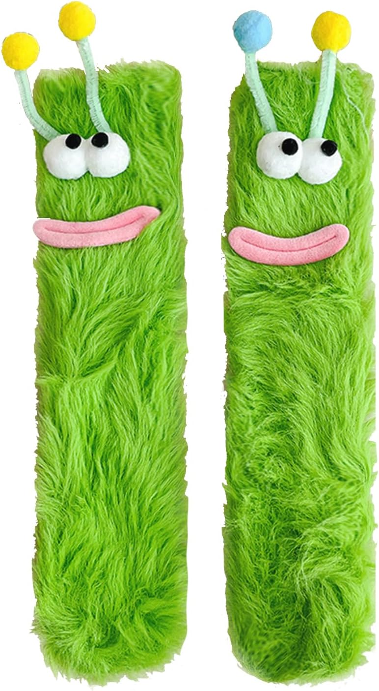 TFTSR Crazy Funny Fuzzy Silly Socks for Kids Women,Girls Fluffy Slipper Novelty Fun Socks,Boy Men Cute Cozy Soft Animal Sock - Image 1